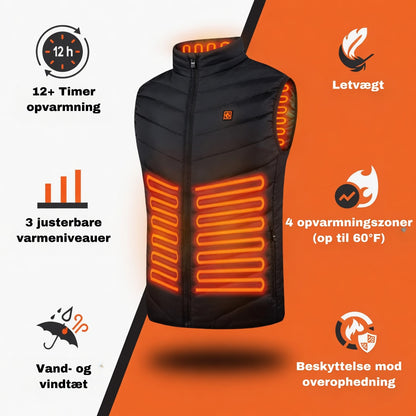 STIL-WARM | Unisex-vest: Opvarmet og vandtæt