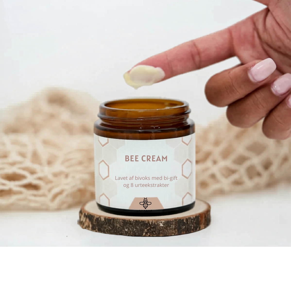 BEE CREAM -  et naturligt alternativ til ledsmertelindring, muskelafspænding og anti-aging hudpleje