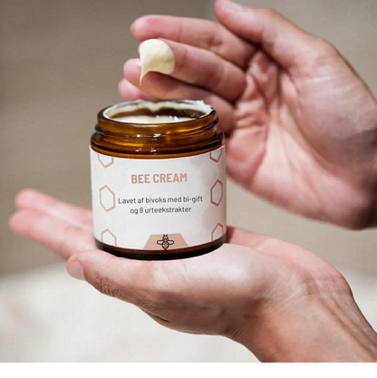 BEE CREAM -  et naturligt alternativ til ledsmertelindring, muskelafspænding og anti-aging hudpleje