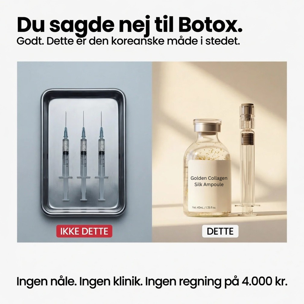 Golden Collagen Silk Ampoule - Koreansk ansigtsløftningsserum for en tidløs glød