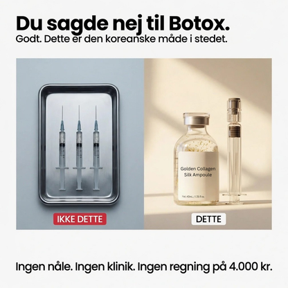 Golden Collagen Silk Ampoule - Koreansk ansigtsløftningsserum for en tidløs glød