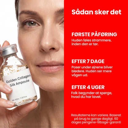 Golden Collagen Silk Ampoule - Koreansk ansigtsløftningsserum for en tidløs glød