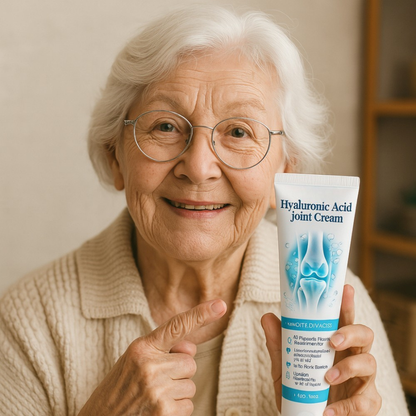 Joint Cream - Hurtigtvirkende creme mod ledsmerter og stivhed i knæ, hofter og skuldre. Gendan smidige bevægelser og mindsk ledbetændelse på naturlig vis