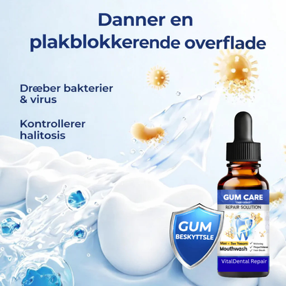 VitalDental Repair - Mundskyl til bekæmpelse af plak, heling af tandkød og tandblegning