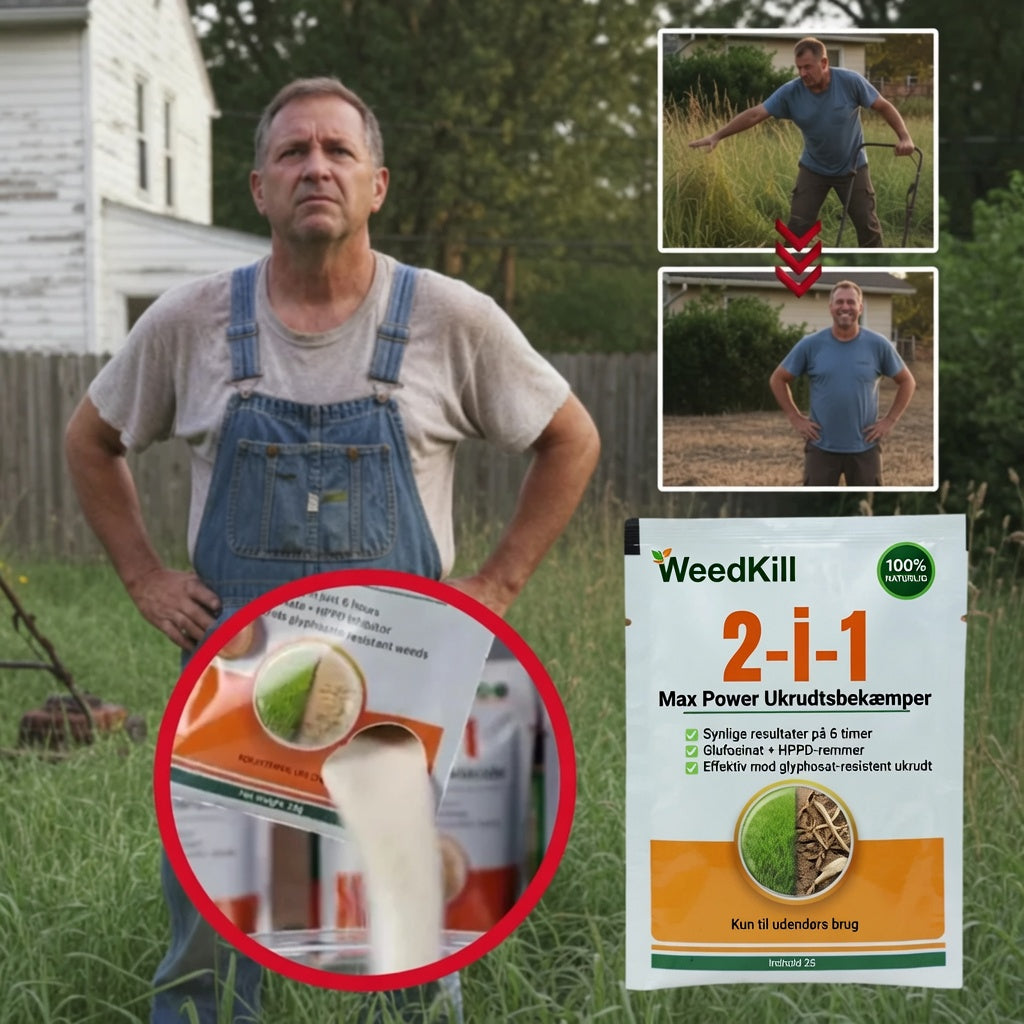 WeedKill - Effektiv ukrudtsbekæmpelse, der virker helt ned til roden, til haver og indkørsler