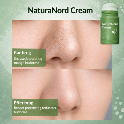 NaturaNord Cream - Naturlig ansigtsrens med grøn te-ekstrakter, der genopbygger huden, modvirker aldring og giver en sund glød